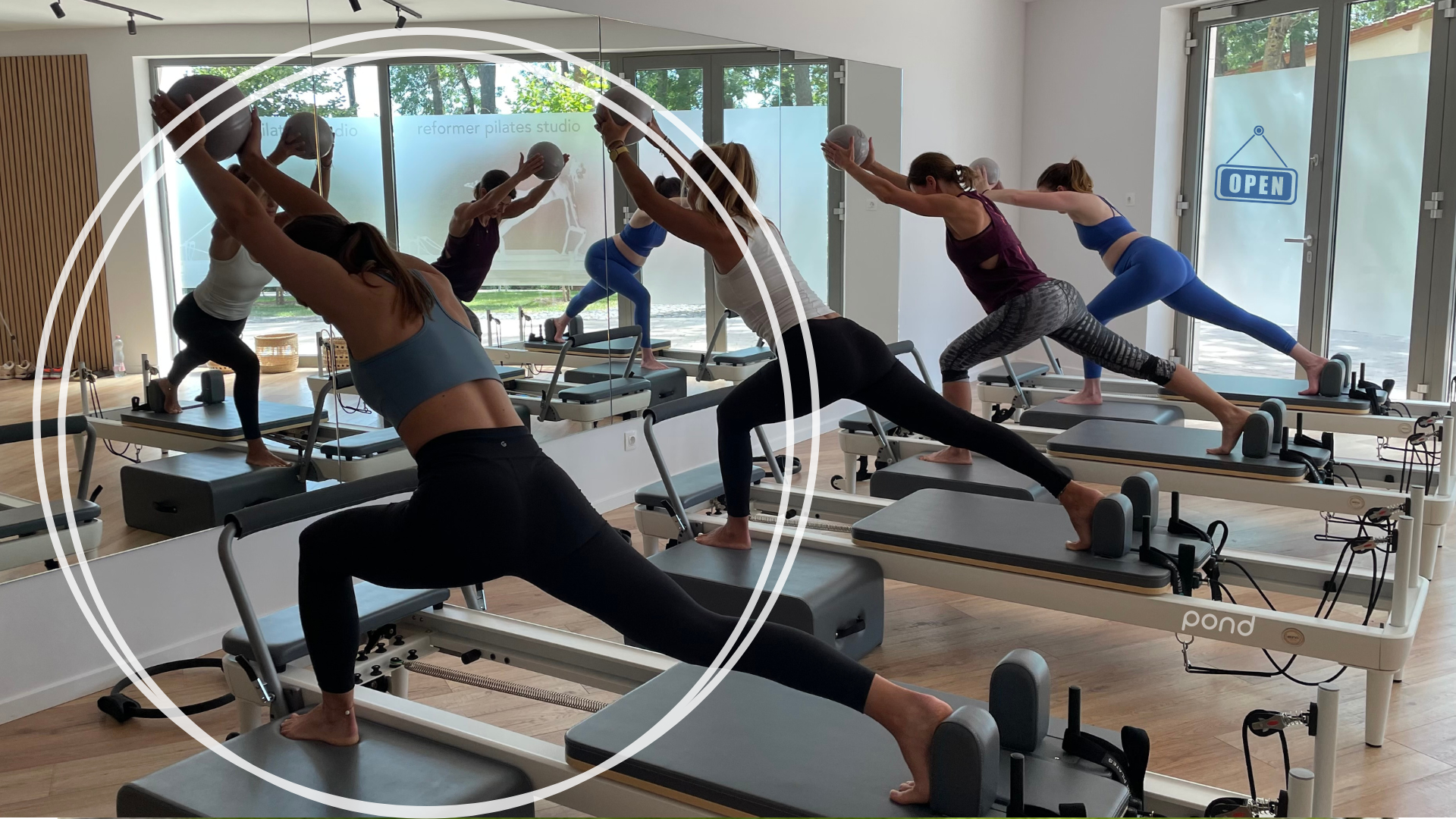 pond pilates (1920 x 1080 képpont) studio banner